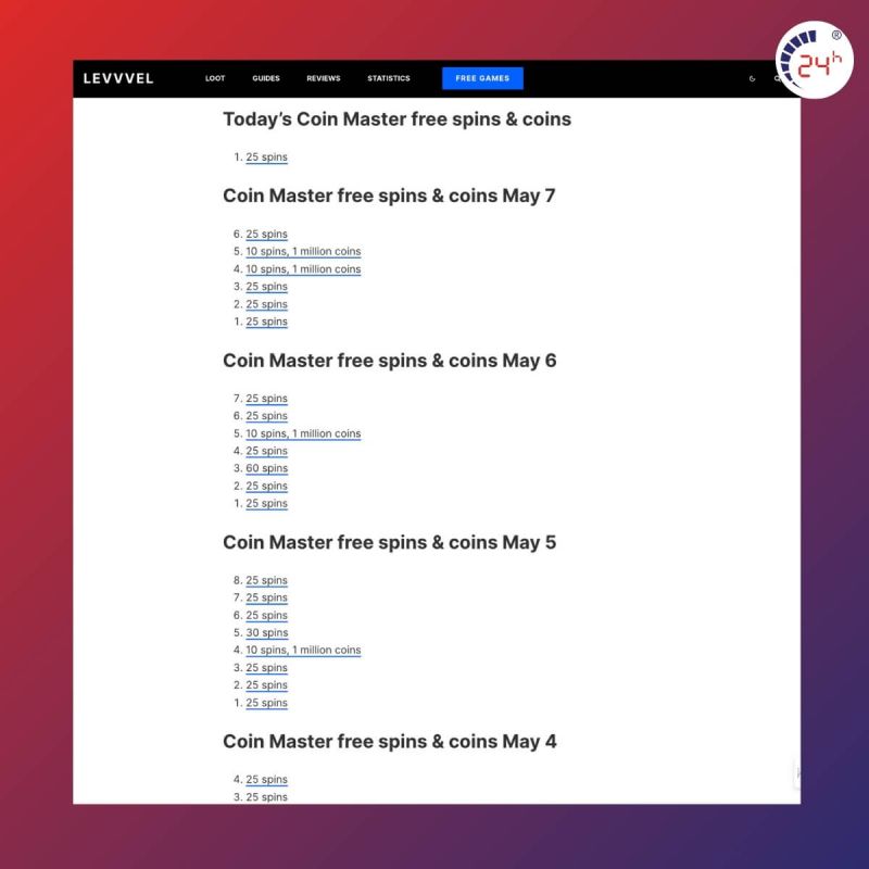 5+ Cách nhận Spin Coin Master miễn phí MỖI NGÀY