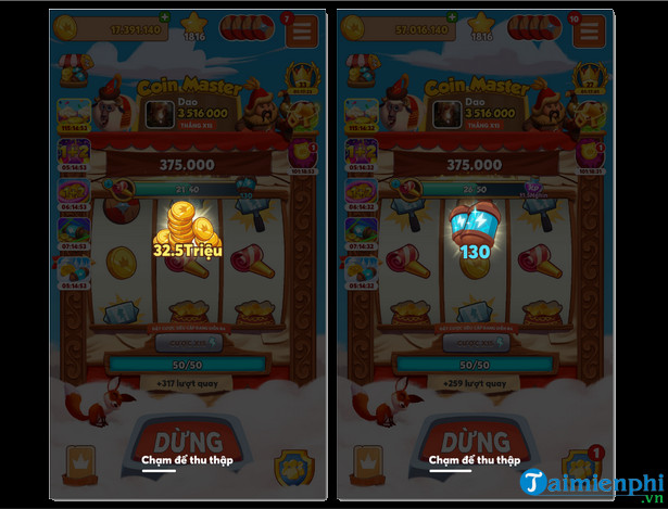 Hướng dẫn nhận Spin, Code Coin Master mới nhất vào ngày 16/3/2024