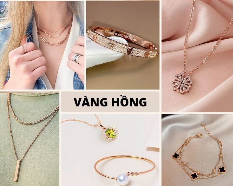 Vàng Hồng - xu hướng thời trang hiện đại và thời thượng