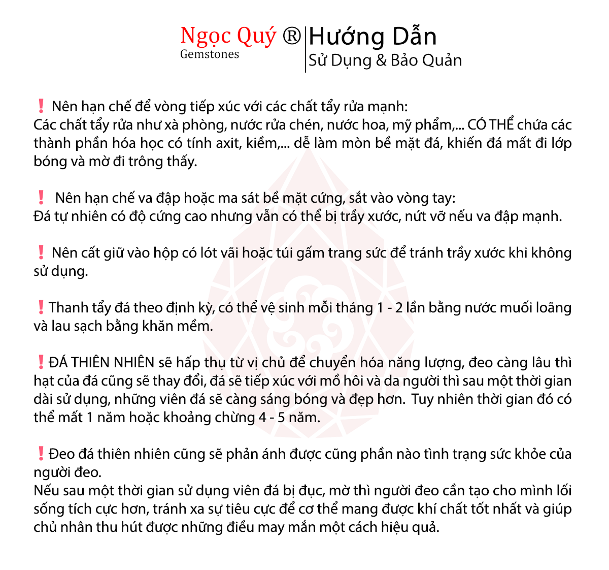 Vòng tay đá thạch anh hồng nhạt