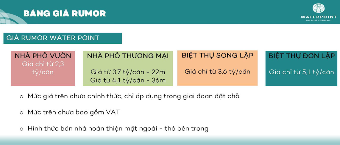 Giá Rumor bất động sản là gì? Giá bán và giá rumor.