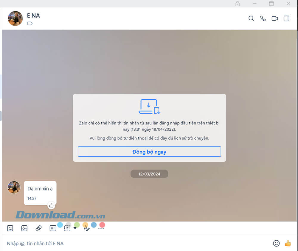 Zalo 24.8.5 Gọi video, làm việc nhóm, gửi file 1Gb miễn phí siêu nhanh