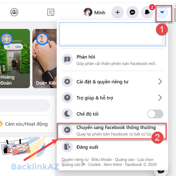 2 Cách quay trở lại phiên bản Facebook cũ trên máy tính