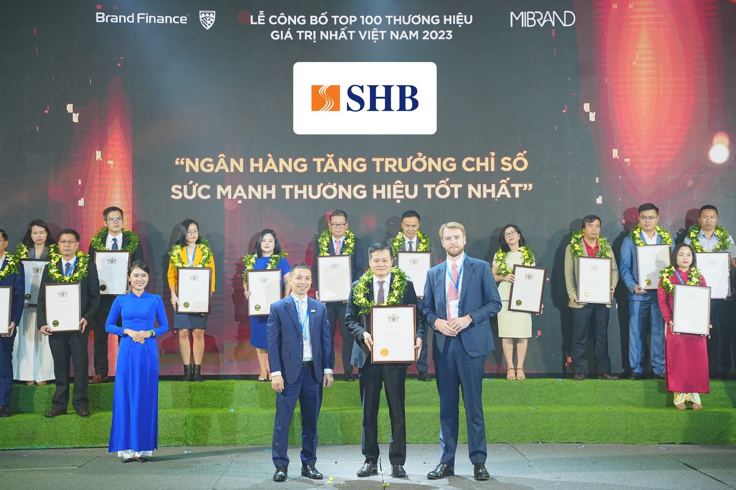 SHB là Ngân hàng có chỉ số sức mạnh thương hiệu tăng trưởng mạnh nhất 2023 - Ngân hàng SHB