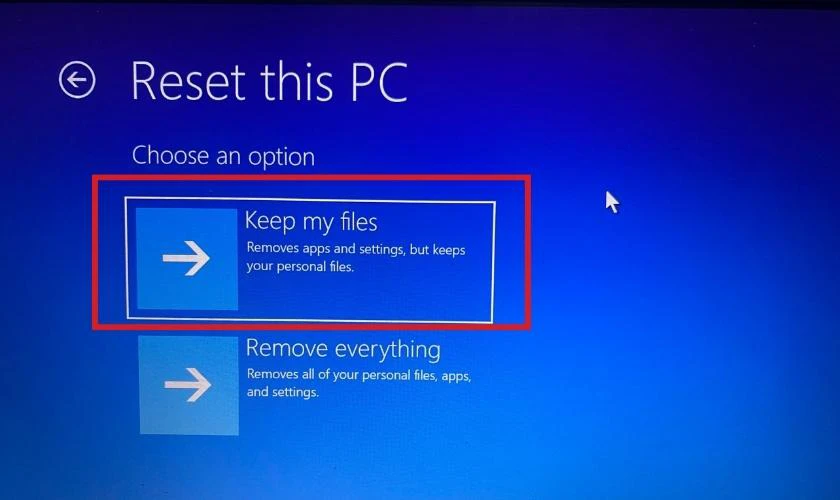 Hướng dẫn cách reset Windows 11 trường hợp khẩn cấp