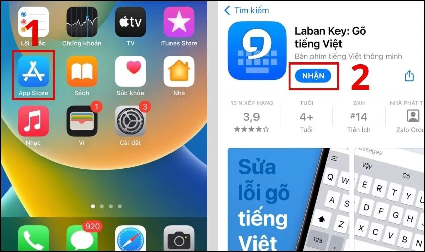 Cài đặt bàn phím iPhone tiếng Việt có số nhanh, đơn giản