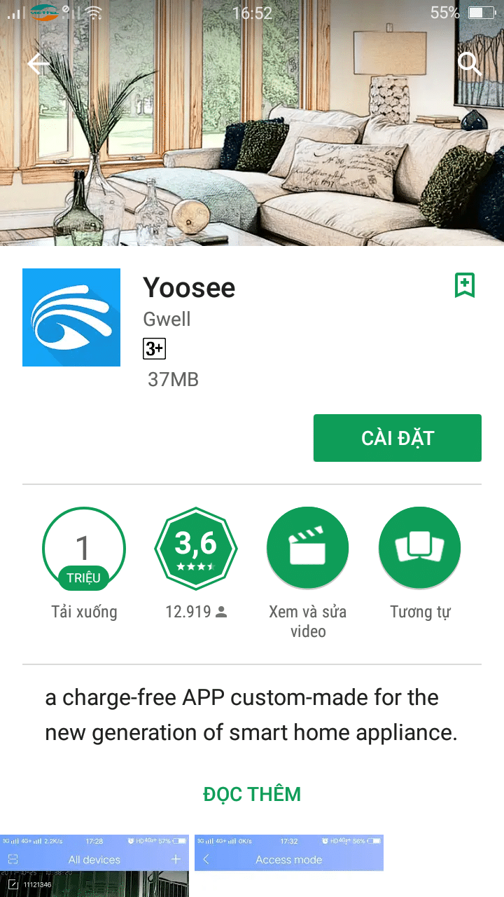 Hướng Dẫn Cài Đặt Camera Yoosee Trên Điện Thoại Android, IOS