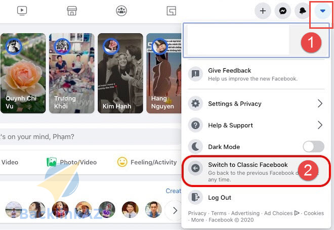 2 Cách quay trở lại phiên bản Facebook cũ trên máy tính