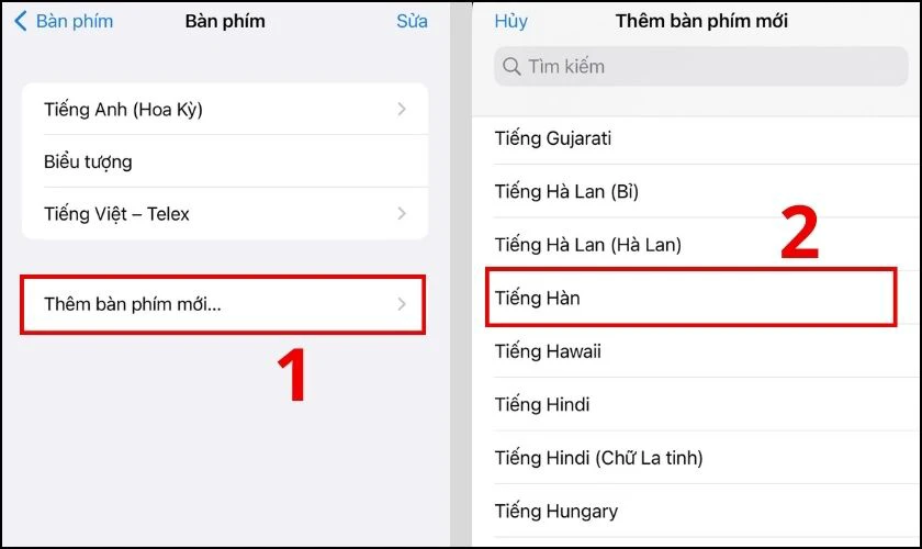 Cài đặt bàn phím iPhone tiếng Việt có số nhanh, đơn giản