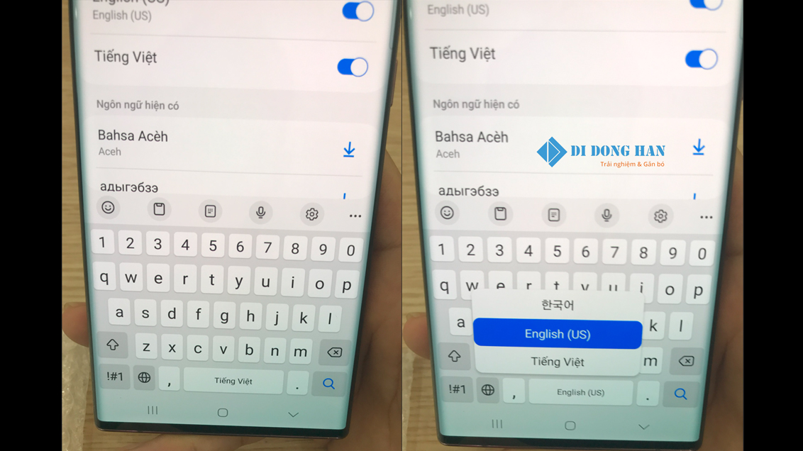 Hướng dẫn cài đặt bàn phím tiếng việt cho Samsung