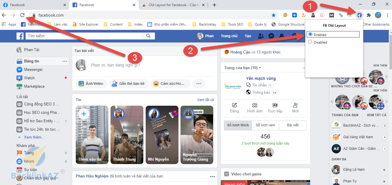 2 Cách quay trở lại phiên bản Facebook cũ trên máy tính