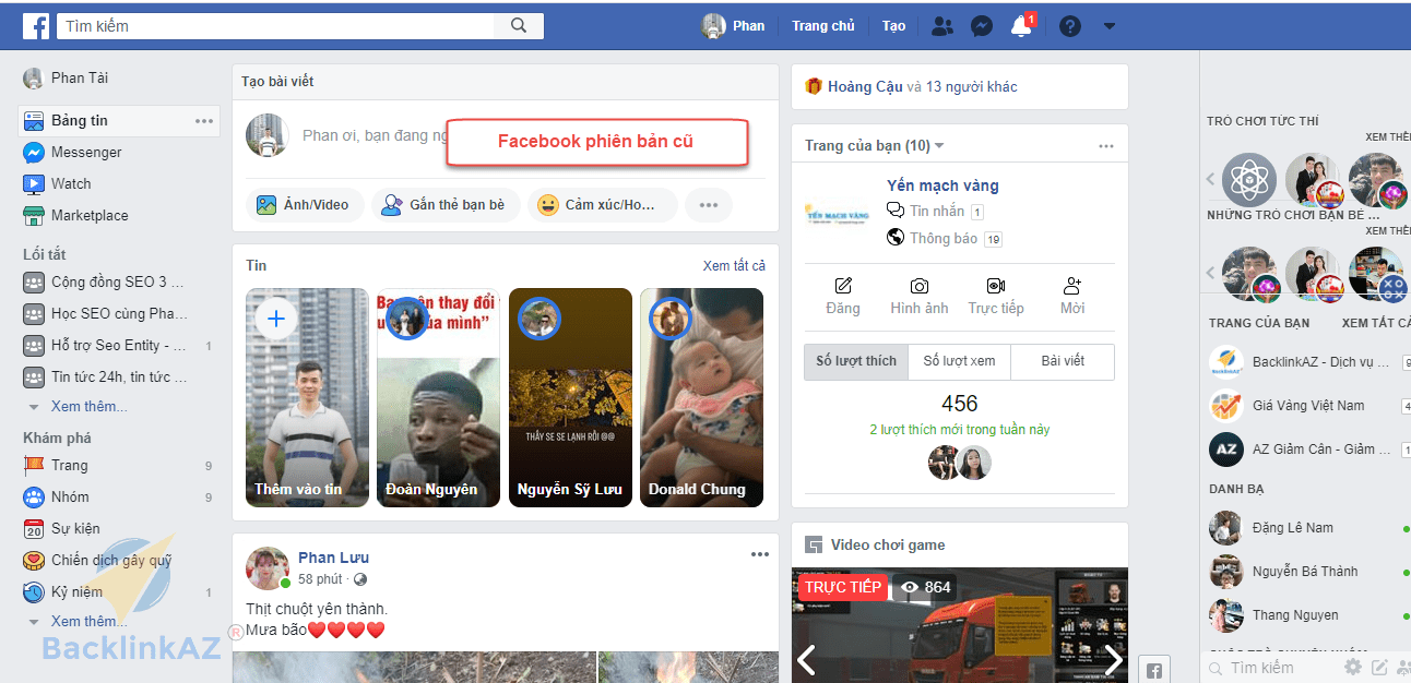 2 Cách quay trở lại phiên bản Facebook cũ trên máy tính