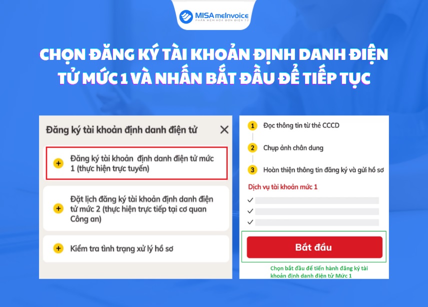 Hướng dẫn cách đăng ký tài khoản định danh điện tử