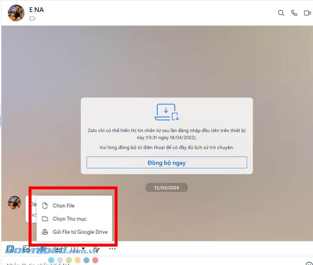 Zalo 24.8.5 Gọi video, làm việc nhóm, gửi file 1Gb miễn phí siêu nhanh