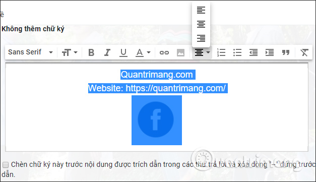 Hướng dẫn tạo chữ ký Gmail chuyên nghiệp