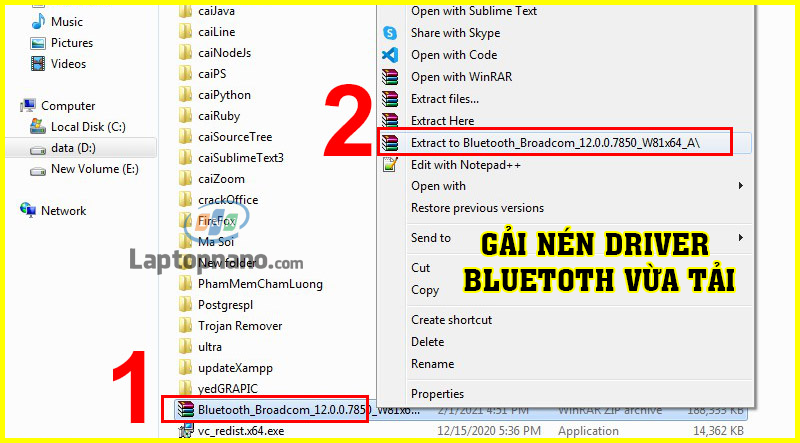 Hướng dẫn cách cài đặt driver bluetooth win 10 cho laptop và PC