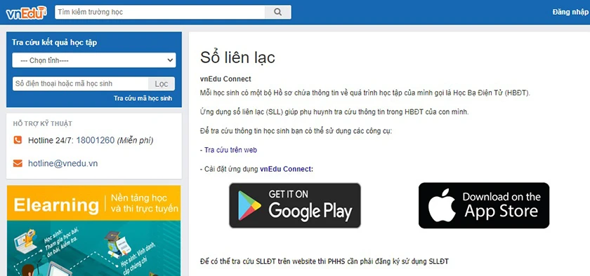 Tải vnEdu Connect: Cách đăng nhập, đăng ký và sử dụng tra điểm