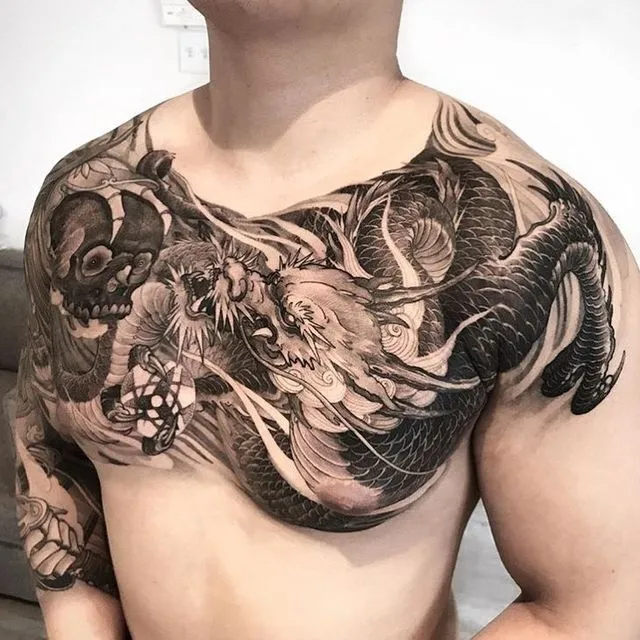 Gợi ý 1001+ mẫu hình xăm ở ngực đẹp mắt và ấn tượng nhất - Genztattoo