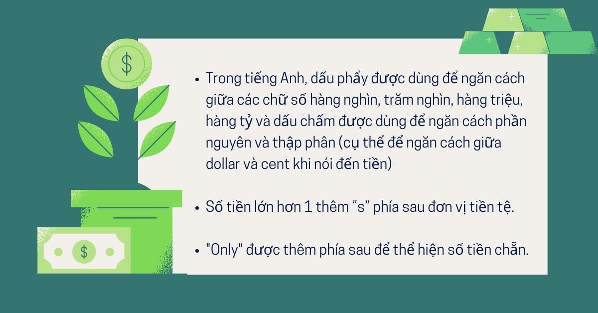 Hướng dẫn cách đọc tiền trong tiếng Anh và từ vựng chủ đề tiền tệ