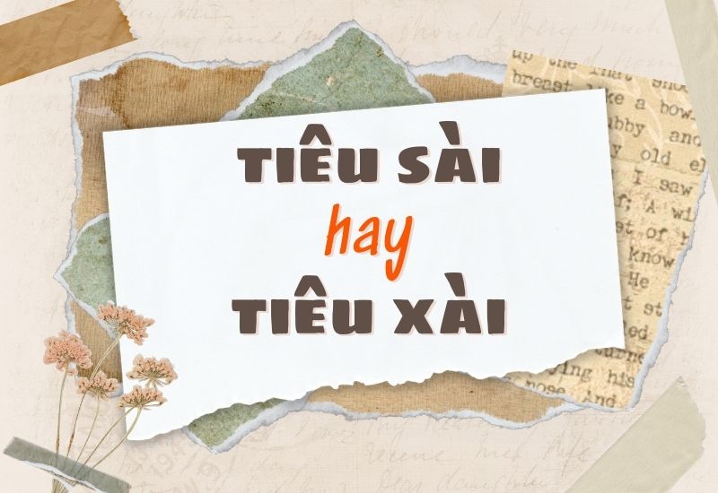 Tiêu sài hay tiêu xài đúng chính tả?