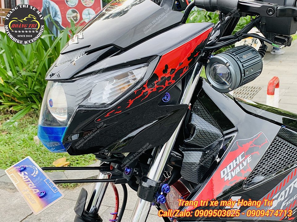 Độ kiểng Suzuki Satria phong cách HTR