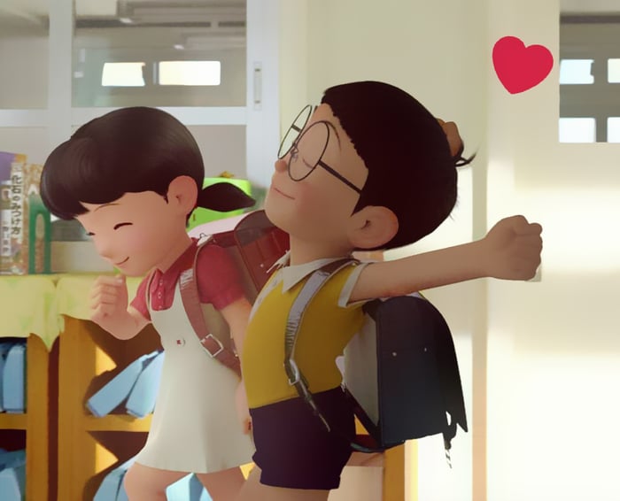 Bộ sưu tập hình ảnh đẹp nhất của Nobita và Shizuka