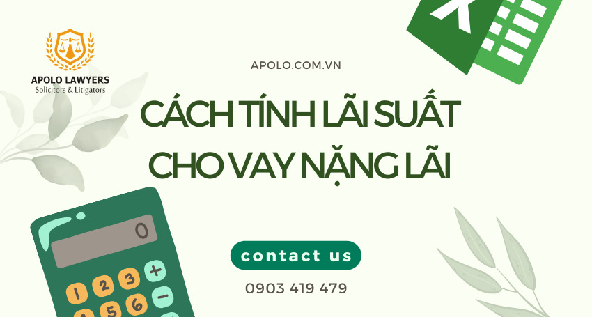 Cách tính lãi suất cho vay nặng lãi