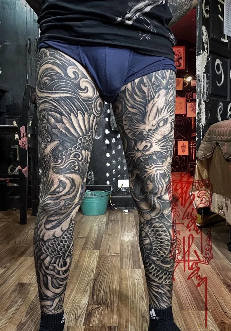 Top 500+ hình xăm full chân cho nam và nữ được chọn lọc - Genztattoo