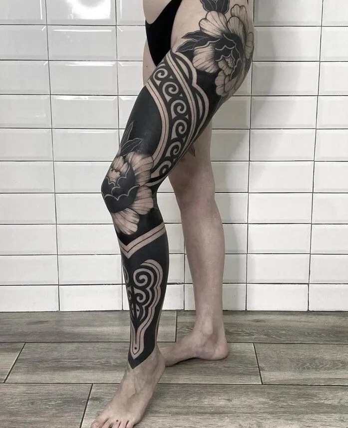 Top 500+ hình xăm full chân cho nam và nữ được chọn lọc - Genztattoo