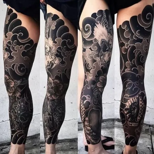 Top 500+ hình xăm full chân cho nam và nữ được chọn lọc - Genztattoo