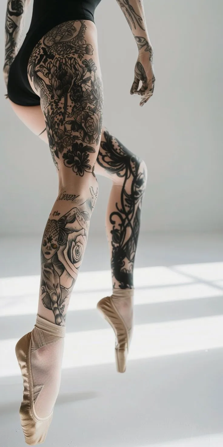 Top 500+ hình xăm full chân cho nam và nữ được chọn lọc - Genztattoo