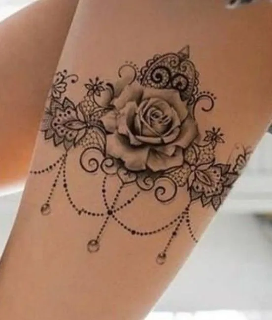 150 hình xăm đùi mini cho nam và nữ đẹp nhất năm nay - Genztattoo