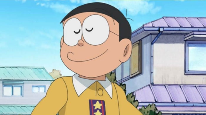 Nobita trong anime vô cùng phong cách