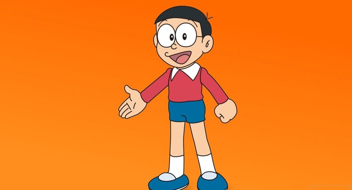 Nobita trong anime vô cùng phong cách