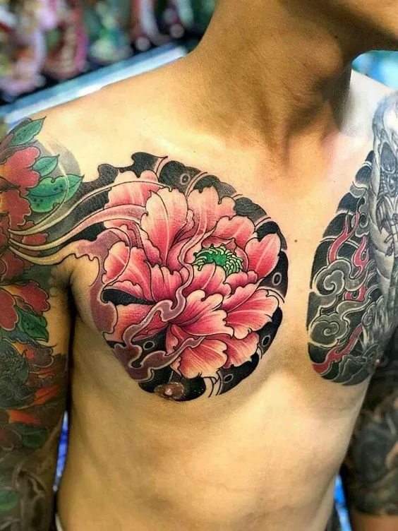 888+ hình xăm hoa mẫu đơn đại diện cho tình yêu và may mắn - Genztattoo