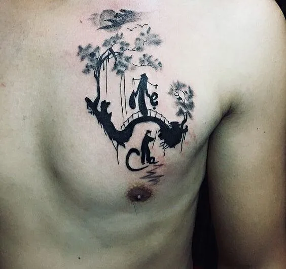 Tổng hợp 888+ hình xăm chữ cha mẹ ý nghĩa, ấn tượng - Genztattoo