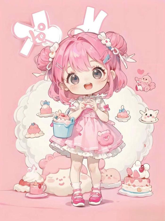 Top 99+ hình ảnh bé gái chibi cute dễ thương làm avatar cực xinh