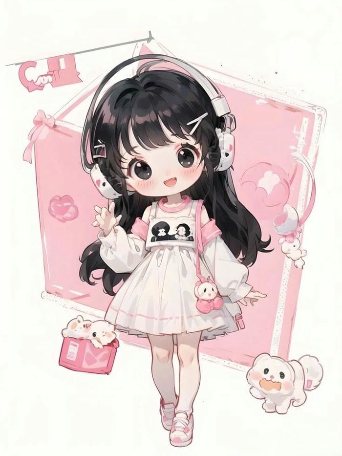 Top 99+ hình ảnh bé gái chibi cute dễ thương làm avatar cực xinh