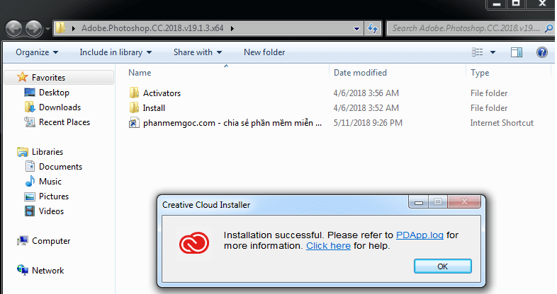 HƯỚNG DẪN CÀI ĐẶT PHOTOSHOP CC 2018 FULL CRACK -