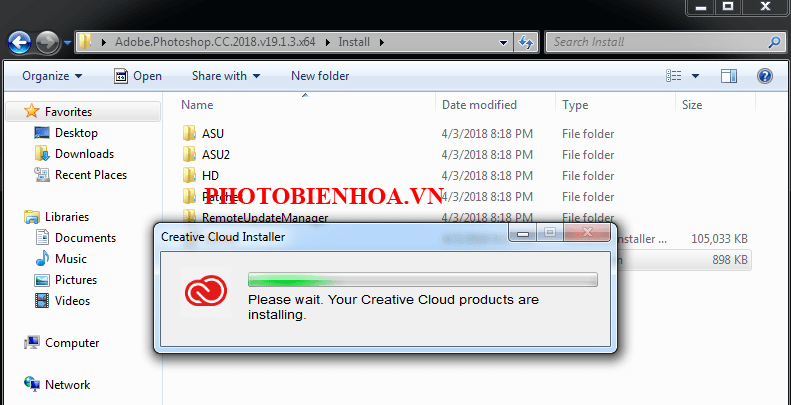 HƯỚNG DẪN CÀI ĐẶT PHOTOSHOP CC 2018 FULL CRACK -