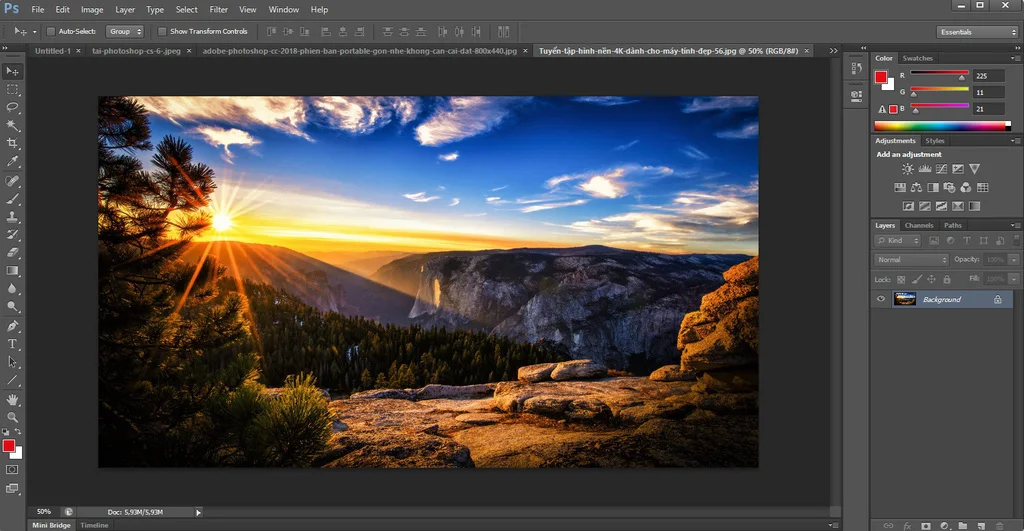 Cách tải, cài đặt, crack phần mềm Photoshop Adobe CS6