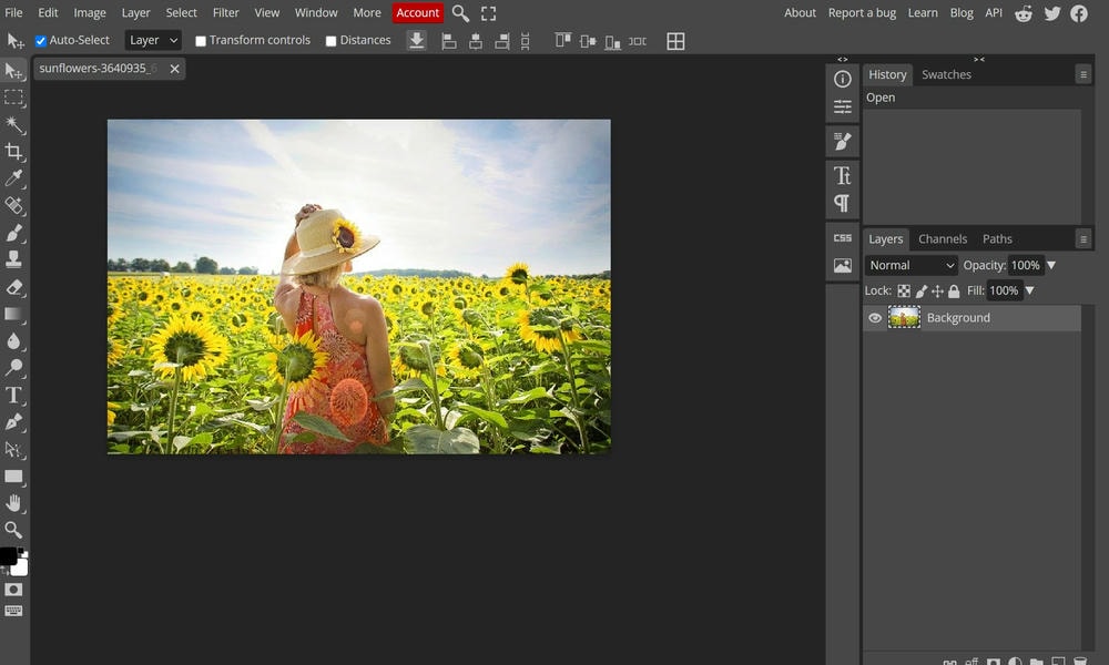 Photoshop online miễn phí | Trang chỉnh sửa ảnh