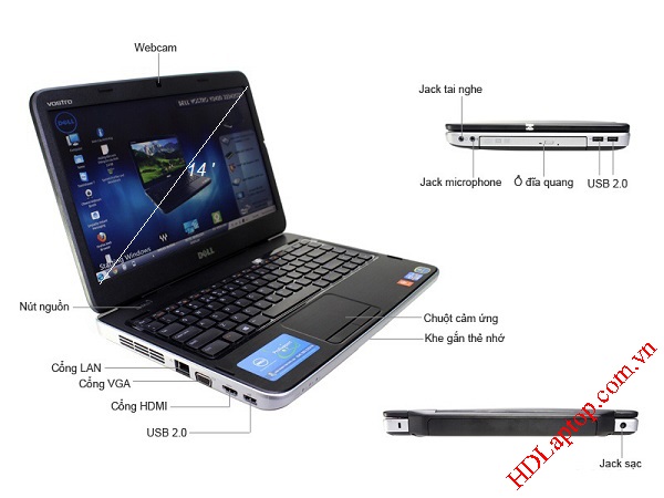 Đánh giá toàn diện laptop Dell vostro 2420, mạnh mẽ và bền bỉ