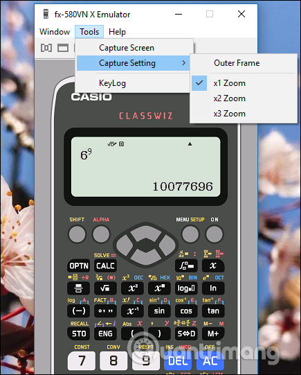 Cách giả lập CASIO FX-580VN X trên máy tính
