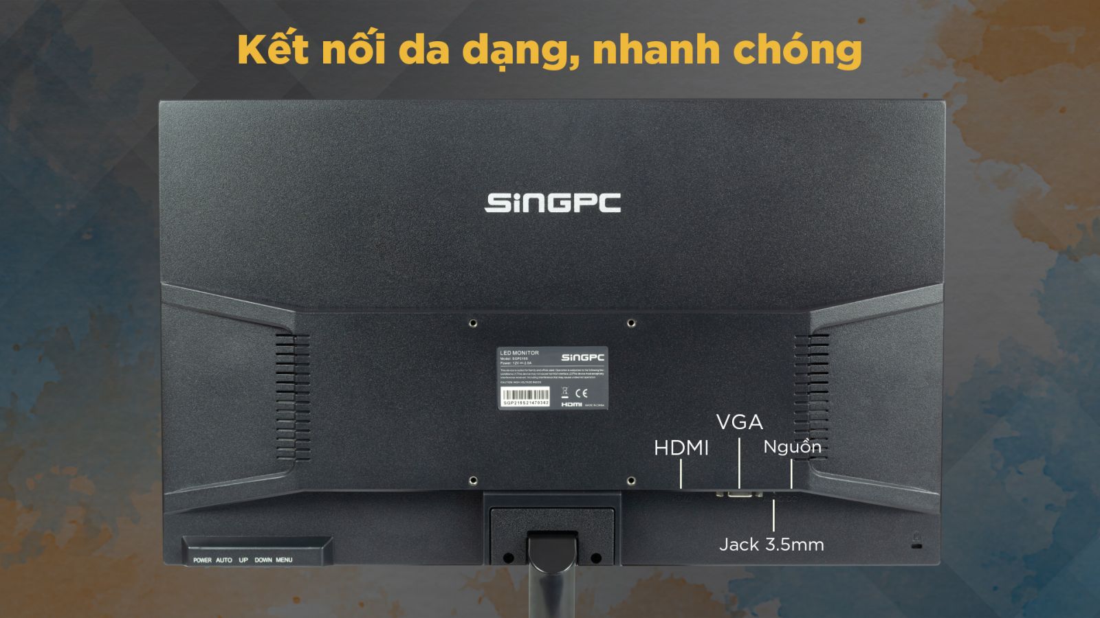 Màn hình SingPC LED 18.5 inch (SGP185S)