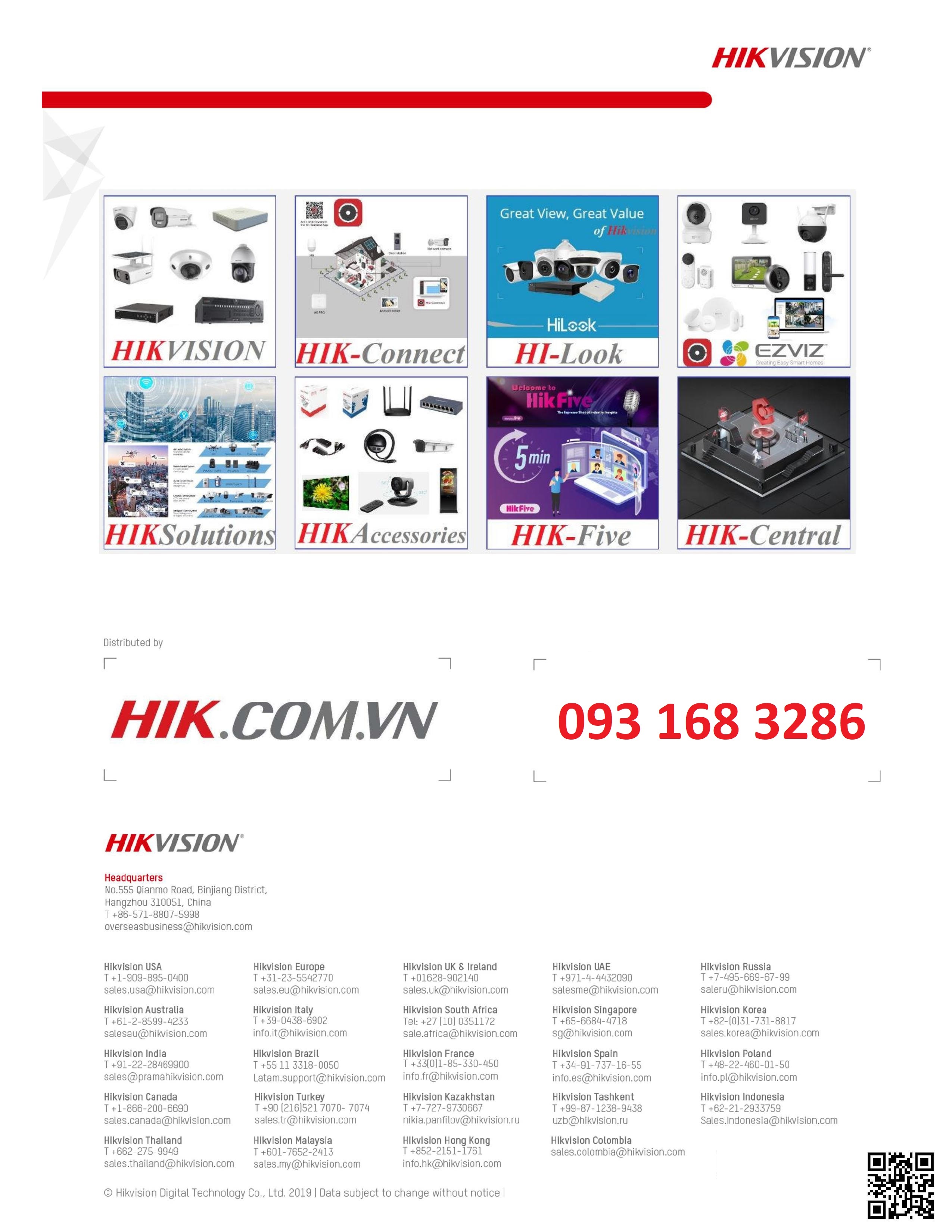 Camera Hikvision DS-2CE17D0T-IT5 HD-TVI 2MP Thân nhựa