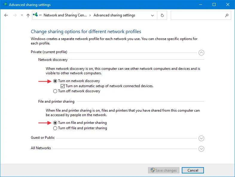 How to Set Up Network File Sharing in Windows