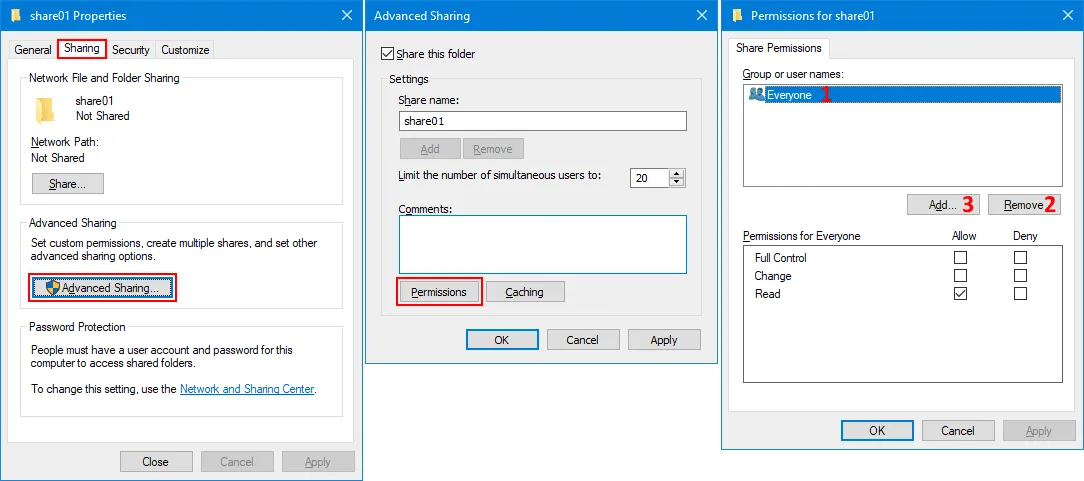 How to Set Up Network File Sharing in Windows