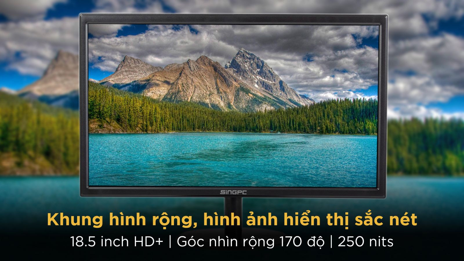 Màn hình SingPC LED 18.5 inch (SGP185S)