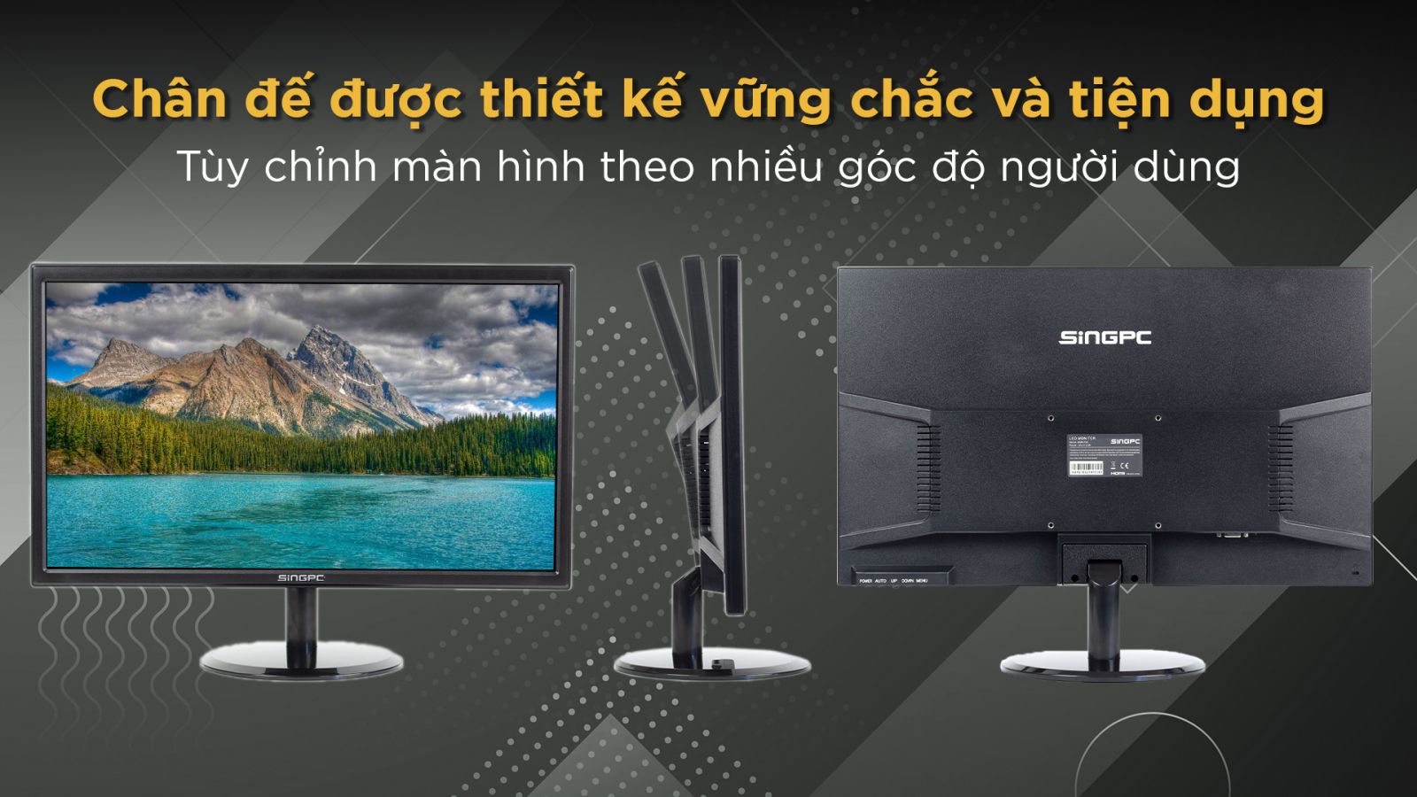 Màn hình SingPC LED 18.5 inch (SGP185S)